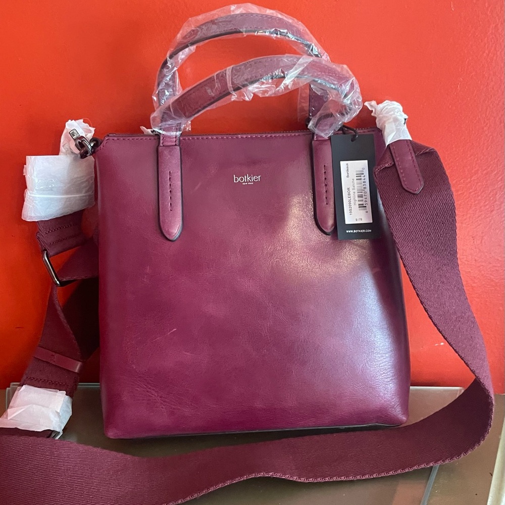 NWT Botkier satchel in Bordeaux